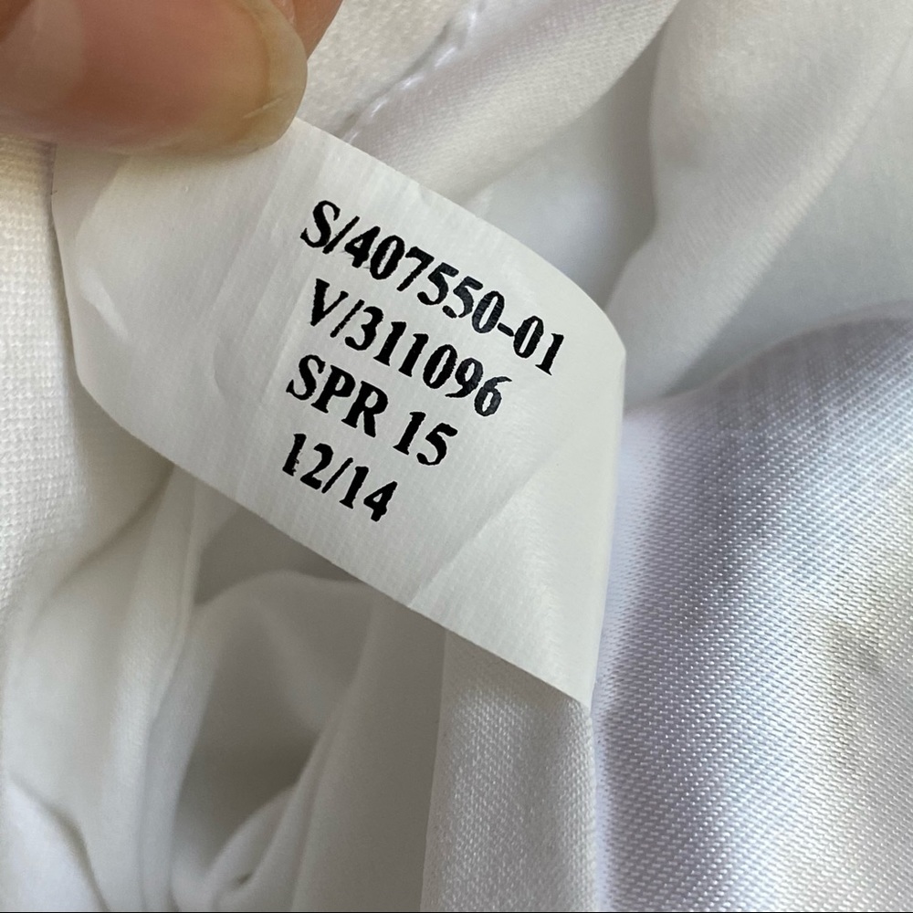 Banana Republic White Sleeveless Bubble Dress - Picture 10 of 13